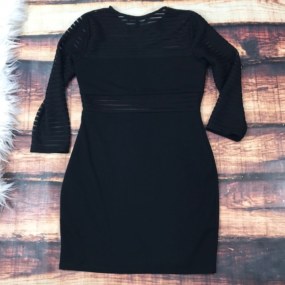 SOLD LuLu*s Perfect Mesh Black Bodycon Dress - Picture 8 of 8